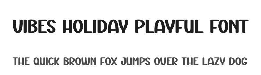Vibes Holiday Playful Font by creativeletter — Display Font