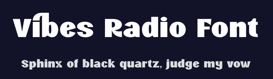 Vibes Radio Font by timelesstype.co — Display Font — thumbnail 2
