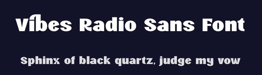 Vibes Radio Sans Font by timelesstype.co — Display Font — thumbnail 2