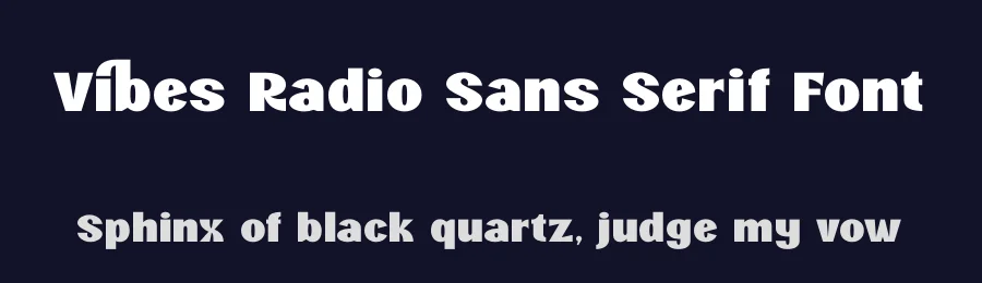 Vibes Radio Sans Serif Font by timelesstype.co — Sans Serif Font — thumbnail 2