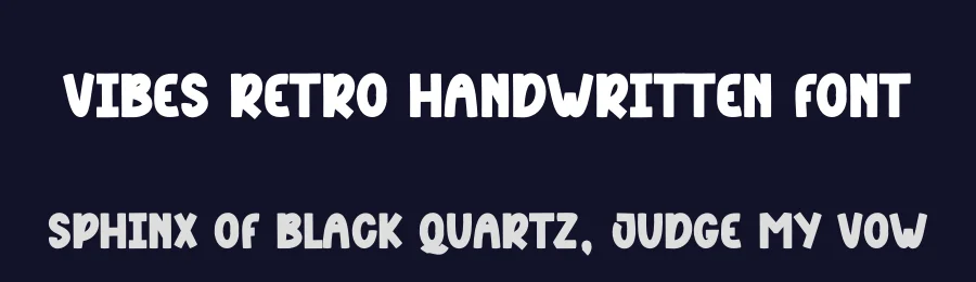 Vibes Retro Handwritten Font by andikastudio — Display Font — thumbnail 2