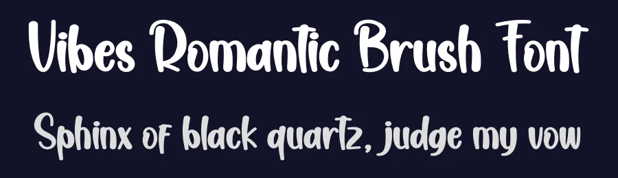 Vibes Romantic Brush Font by creativeletter — Display Font — thumbnail 2