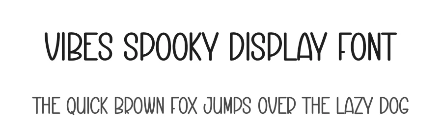 Vibes Spooky Display Font by creativeletter — Display Font