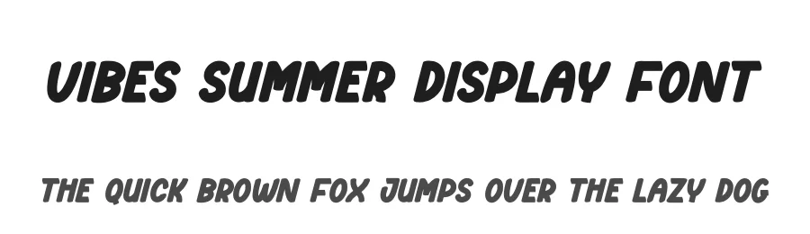 Vibes Summer Display Font by creativeletter — Display Font