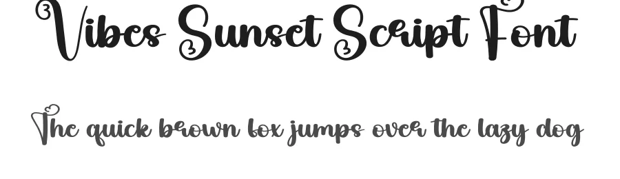 Vibes Sunset Script Font by creativeletter — Script Handwritten Font