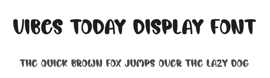 Vibes Today Display Font by creativeletter — Display Font