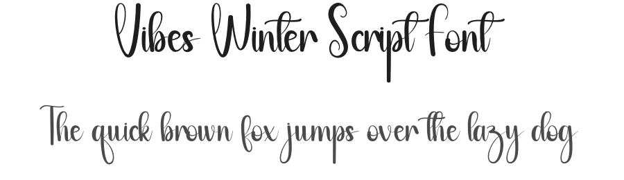 Vibes Winter Script Font by andikastudio — Script Handwritten Font