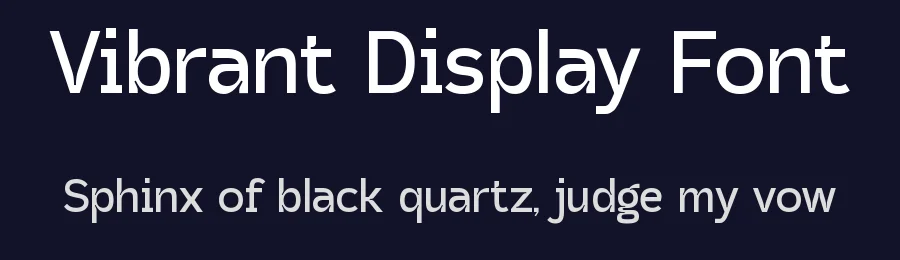 Vibrant Display Font by Meliora Studio — Sans Serif Font — thumbnail 2
