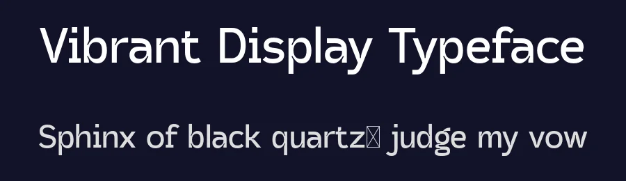 Vibrant Display Typeface by portograph — Display Font — thumbnail 2