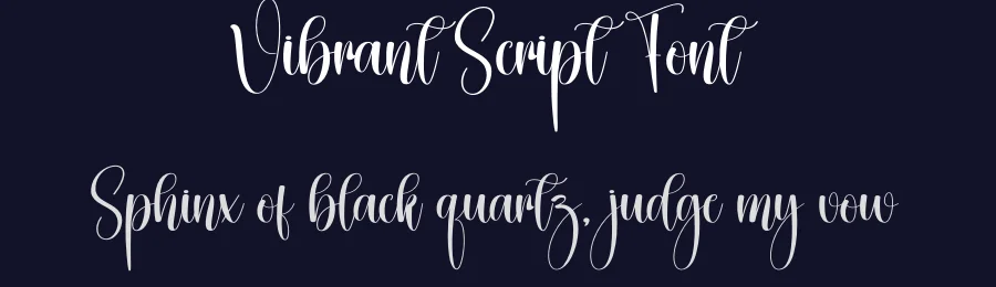 Vibrant Script Font by creativeletter — Script Handwritten Font — thumbnail 2