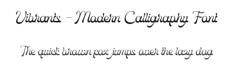 Vibrants β Modern Calligraphy Font by Krisma Graph β Script Handwritten Font