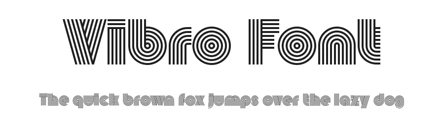 Vibro Font by Max Phillips — Display Font