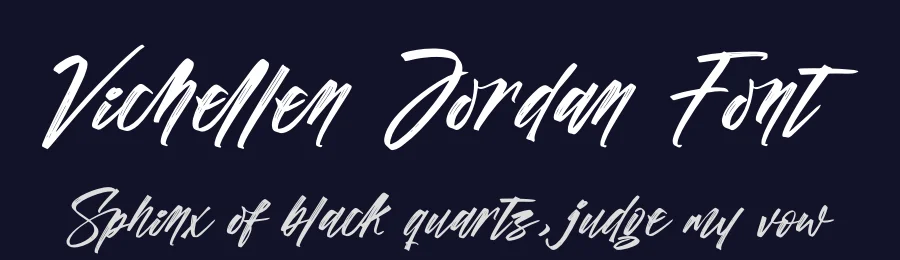 Vichellen Jordan Font by stylishtype.co — Script Handwritten Font — thumbnail 2