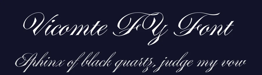 Vicomte FY Font by Black Foundry — Script Handwritten Font — thumbnail 2