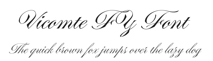 Vicomte FY Font by Black Foundry — Script Handwritten Font