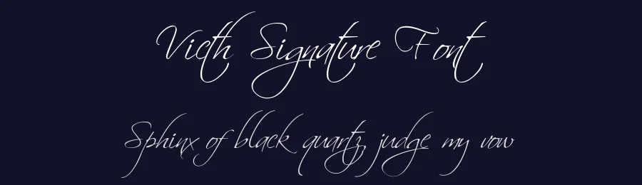 Victh Signature Font by Gfont — Script Handwritten Font — thumbnail 2