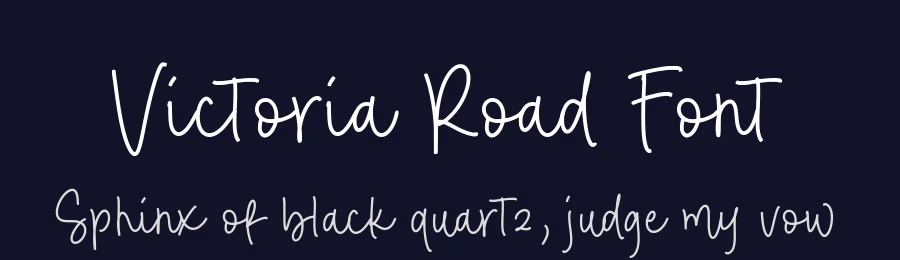 Victoria Road Font by balpirick — Script Handwritten Font — thumbnail 2