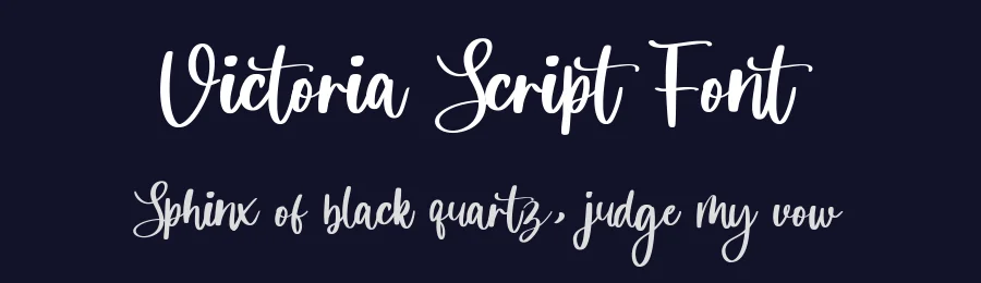 Victoria Script Font by balpirick — Script Handwritten Font — thumbnail 2