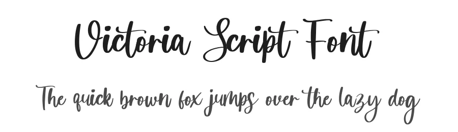 Victoria Script Font by balpirick — Script Handwritten Font