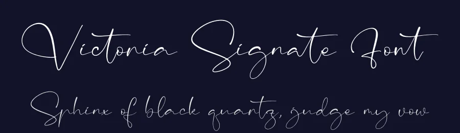 Victoria Signate Font by letterfabric — Script Handwritten Font — thumbnail 2