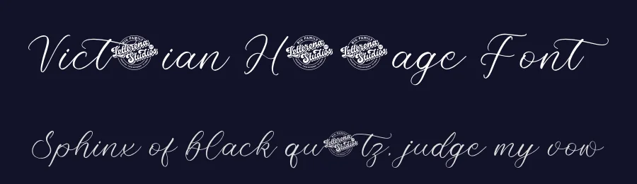 Victorian Heritage Font by letterenastudios — Script Handwritten Font — thumbnail 2