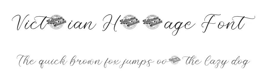 Victorian Heritage Font by letterenastudios — Script Handwritten Font