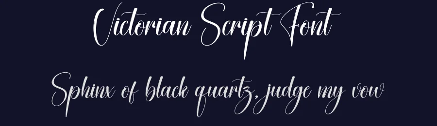 Victorian Script Font by creativeletter — Script Handwritten Font — thumbnail 2
