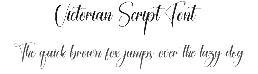 Victorian Script Font by creativeletter — Script Handwritten Font
