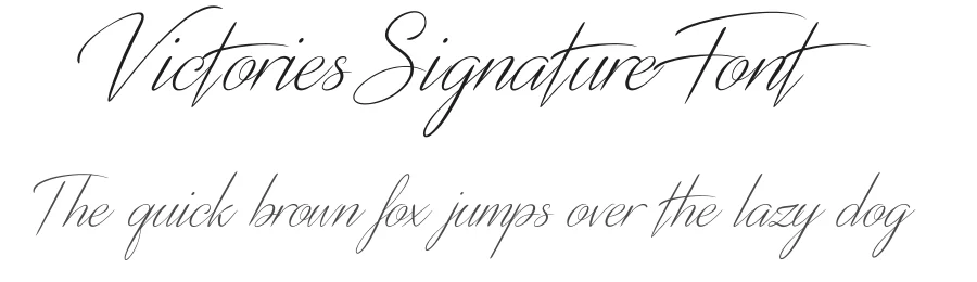 Victories Signature Font by Typeface — Script Handwritten Font