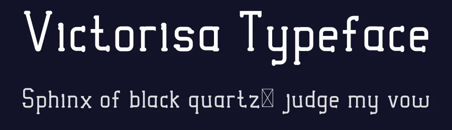 Victorisa Typeface by edricstudio — Serif Font — thumbnail 2