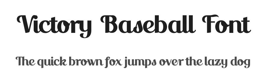 Victory Baseball Font by timelesstype.co — Display Font