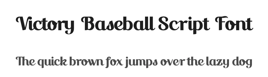 Victory Baseball Script Font by timelesstype.co — Script Handwritten Font