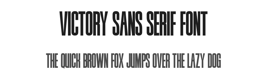 Victory Sans Serif Font by Funtype — Decorative Font