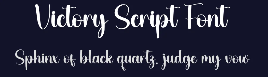 Victory Script Font by andikastudio — Script Handwritten Font — thumbnail 2