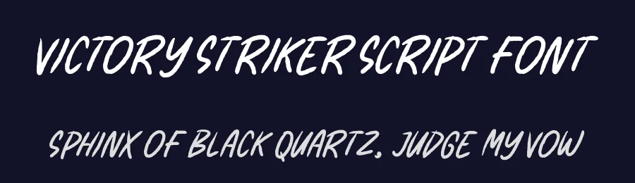 Victory Striker Script Font by ahweproject — Script Handwritten Font — thumbnail 2