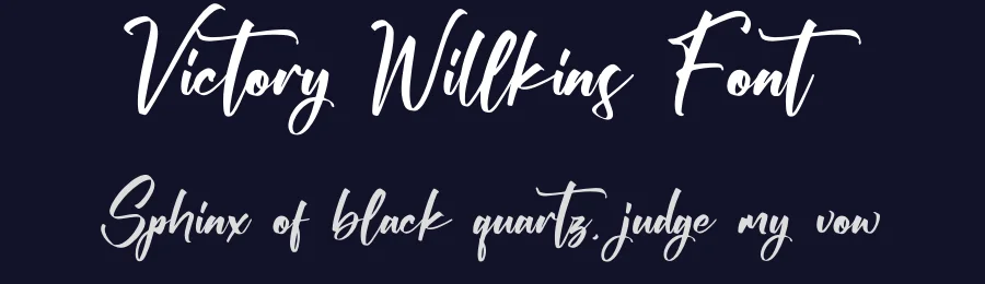 Victory Willkins Font by glorytype — Script Handwritten Font — thumbnail 2