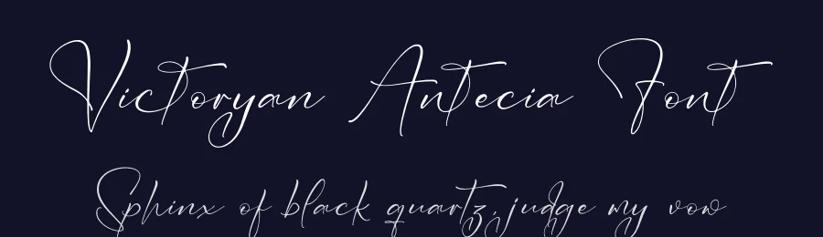Victoryan Antecia Font by letterfabric — Script Handwritten Font — thumbnail 2