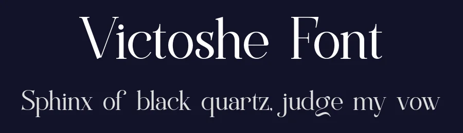 Victoshe Font by SlideShoot — Serif Font — thumbnail 2