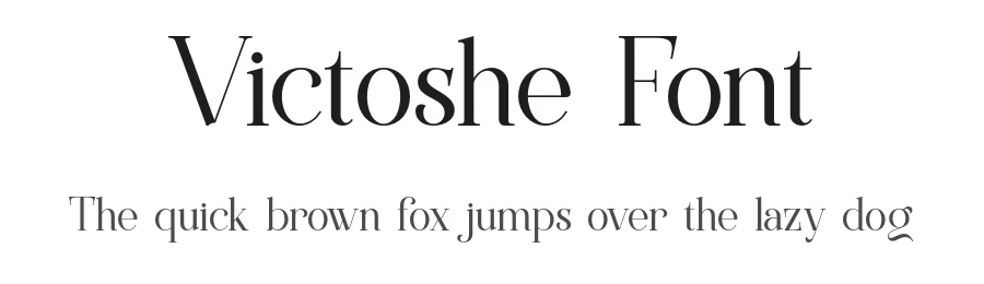 Victoshe Font by SlideShoot — Serif Font