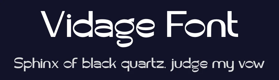 Vidage Font by PutraCetol Studio — Sans Serif Font — thumbnail 2