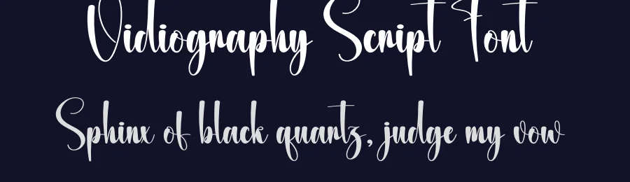 Vidiography Script Font by creativeletter — Script Handwritten Font — thumbnail 2