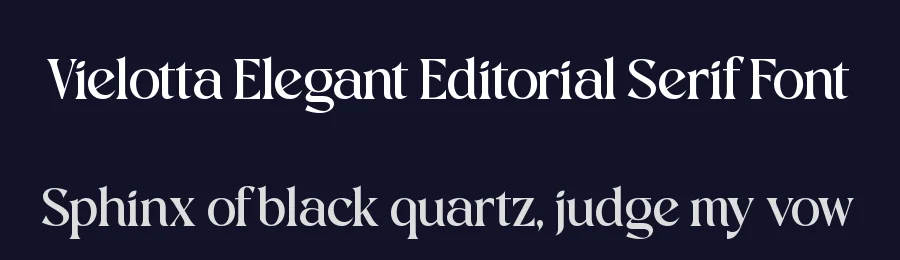 Vielotta Elegant Editorial Serif Font by Amorfa Type — Display Font — thumbnail 2