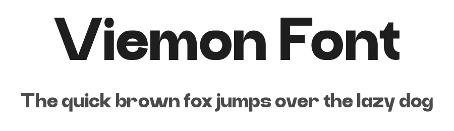 Viemon Font by MaikoHatta — Sans Serif Font