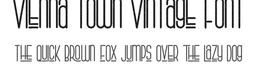 Vienna Town Vintage Font by nihstudio — Sans Serif Font