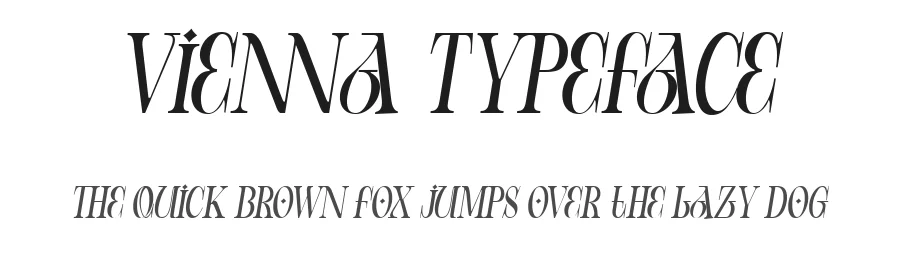 Vienna Typeface by Fortunes Co — Serif Font
