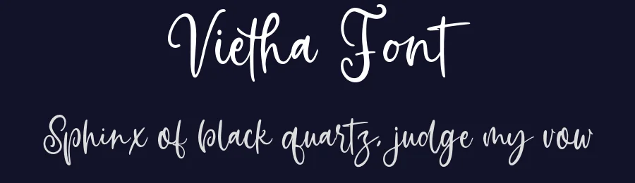 Vietha Font by Aksapix_Type — Script Handwritten Font — thumbnail 2