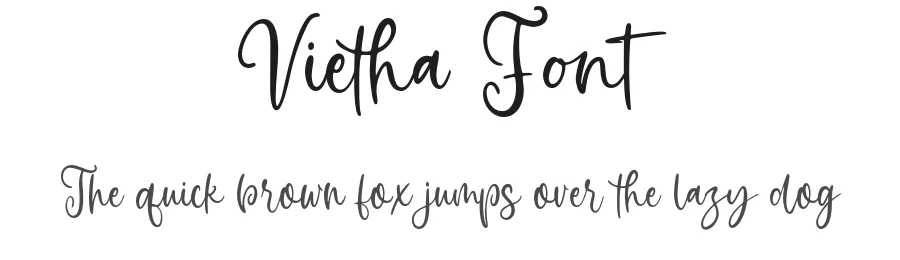 Vietha Font by Aksapix_Type — Script Handwritten Font
