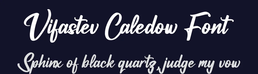Vifastev Caledow Font by perspectype — Script Handwritten Font — thumbnail 2