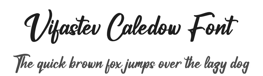 Vifastev Caledow Font by perspectype — Script Handwritten Font