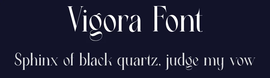 Vigora Font by Aivos Dreams — Decorative Font — thumbnail 2